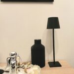 Design Vase Pure von ICONIC HOME in schwarz