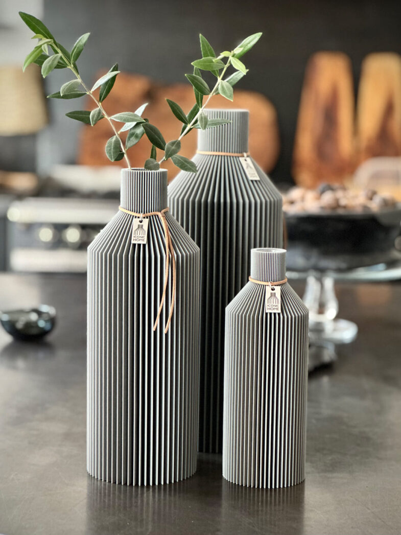 ICONIC HOME Set Vases Straight