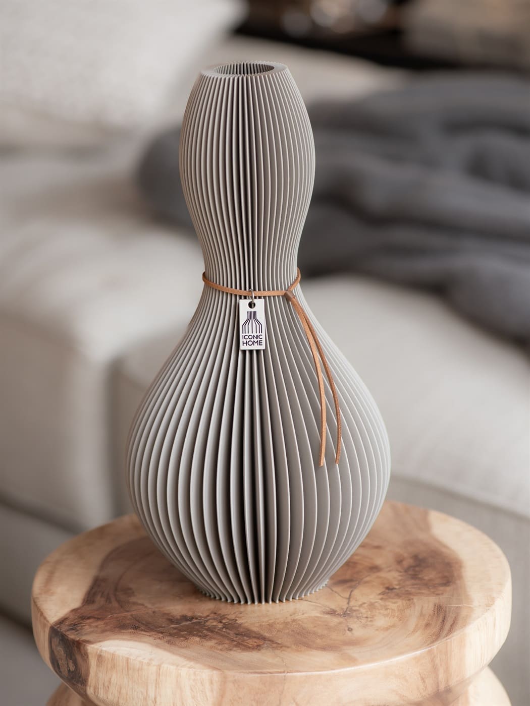 ICONIC HOME Vase Shape cozy greige