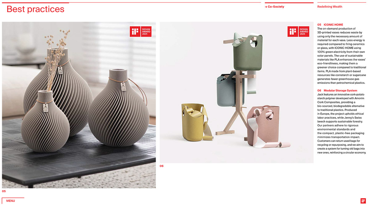 ICONIC HOME Vasen im iF DESIGN Trend Report 2025