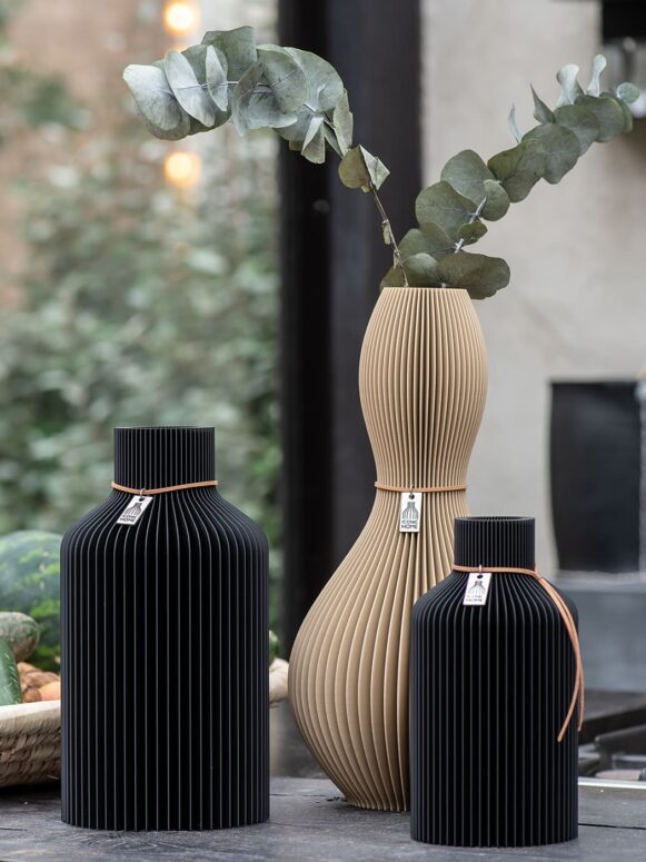 ICONIC HOME Vasen Shape kombiniert mit Vase Pure