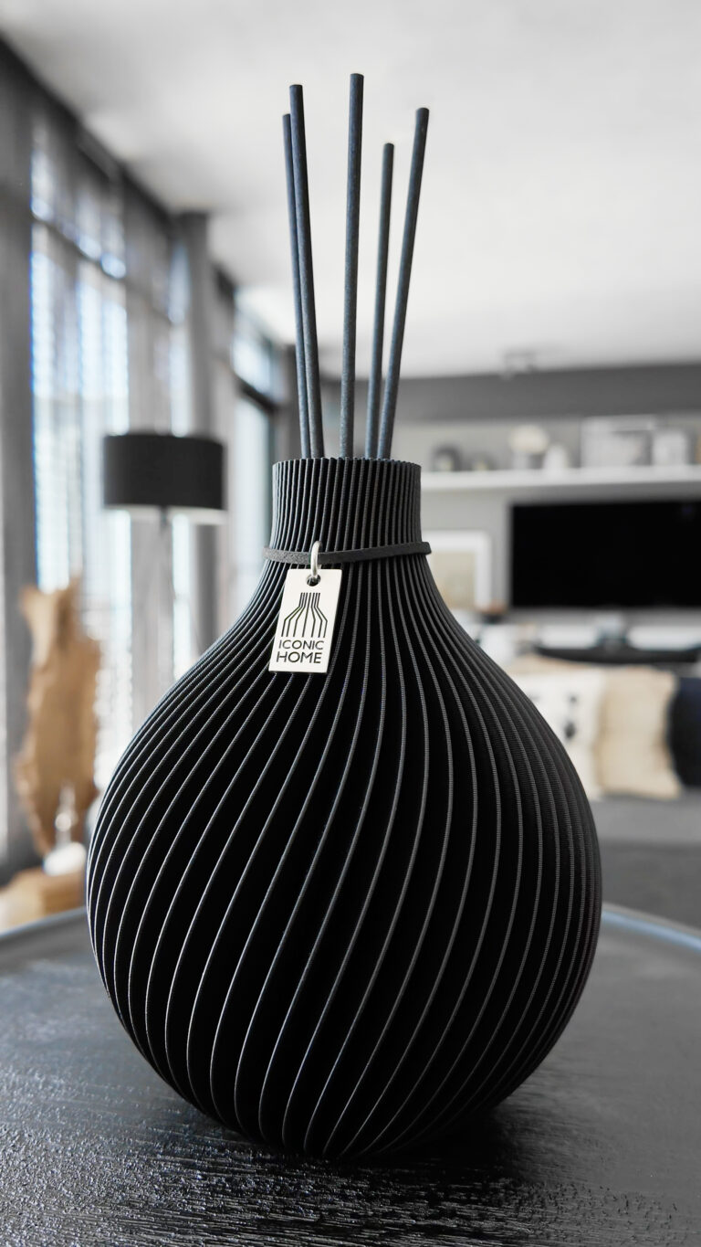 Duftvase Sphere in deep black