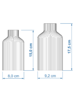 Vase de table Pure Dessin coté