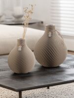 Ensemble de vases Sphere pour fleurs séchées d'ICONIC HOME