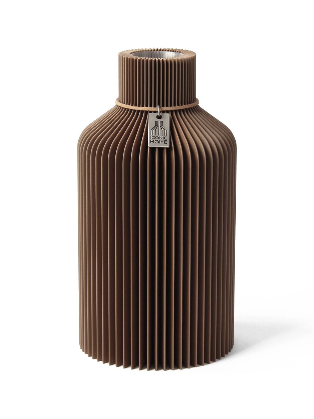 Vase Pure Choco Brown Small ICONIC HOME