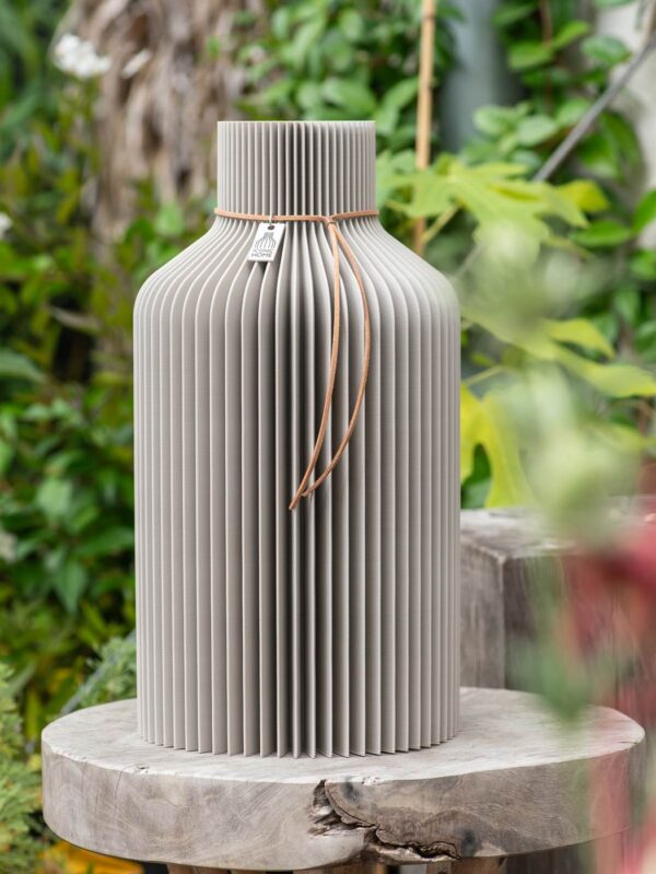 Vase Pure Cozy Greige ICONIC HOME outdoor