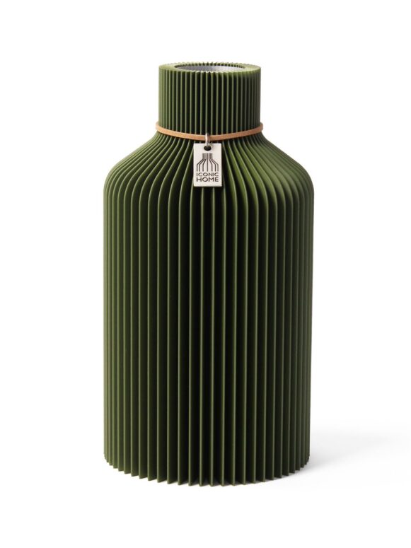 Vase Pure grün Moss Green Small ICONIC HOME