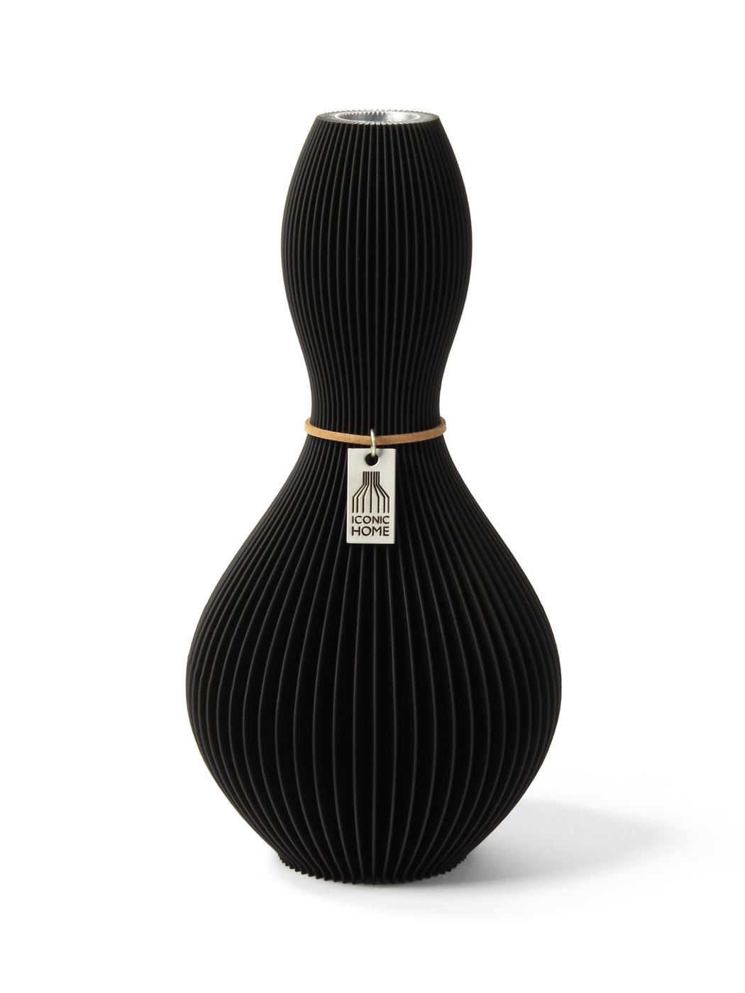 Vase Shape schwarz Deep Black Small ICONIC HOME