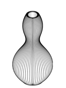 Zeichnung Vase Shape von ICONIC HOME