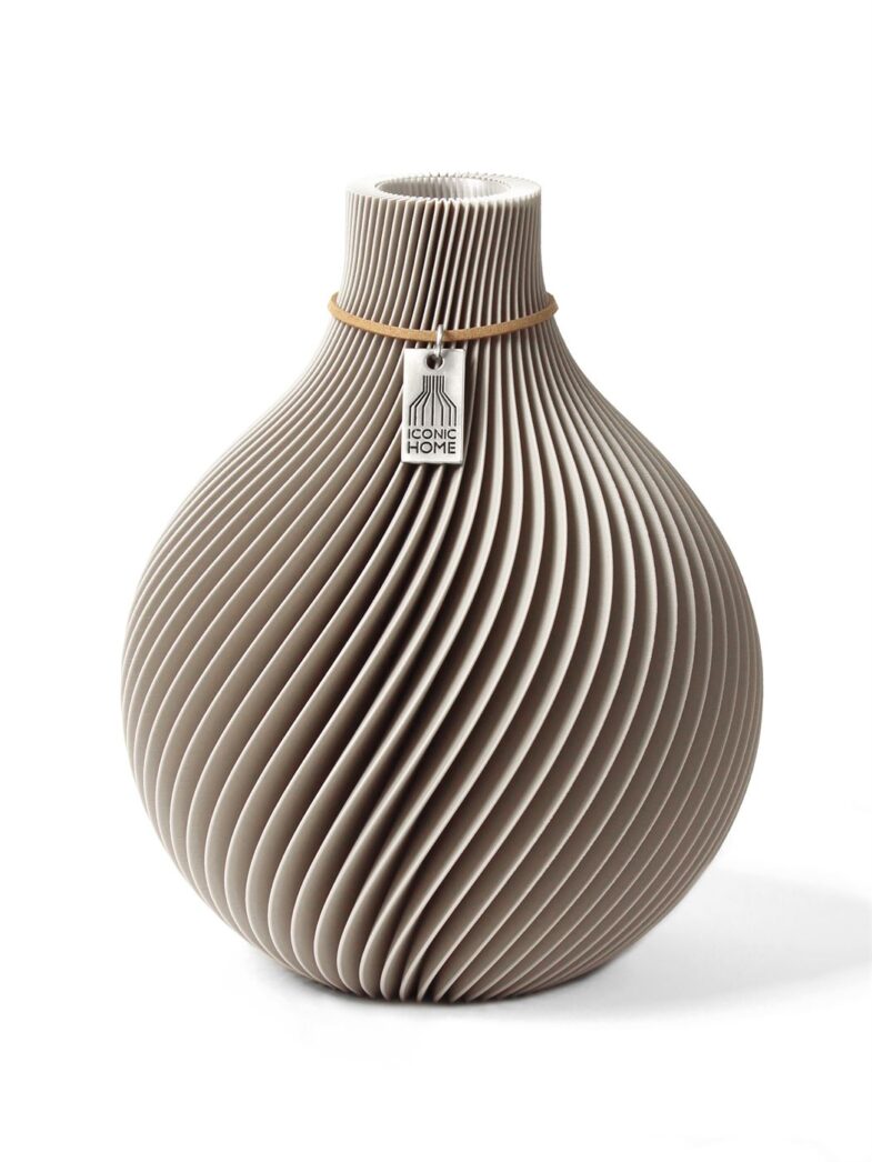 Vase Sphere beige Cosy Greige Petit ICONIC HOME