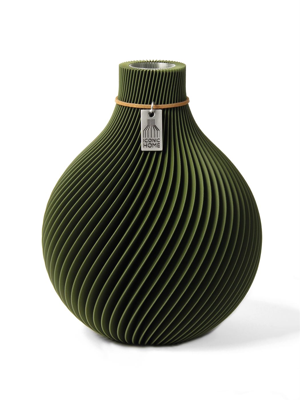 Vase Sphere Moss Green Small ICONIC HOME
