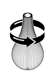 Zeichnung Vase Twist von ICONIC HOME